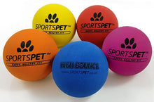 Load image into Gallery viewer, Sportspet High Bounce Rubber Dog Ball – Medium (60mm)