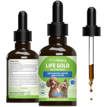Load image into Gallery viewer, Life Gold for Dogs – Immune & Detox Support (59ml)