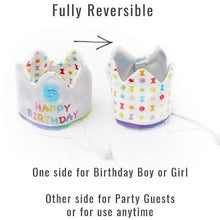 Load image into Gallery viewer, Pet London Custom Number Dog Birthday Crown | Reusable Birthday Hat for Dogs