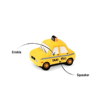 Load image into Gallery viewer, P.L.A.Y Canine Commute New Yap City Taxi Plush Dog Toy