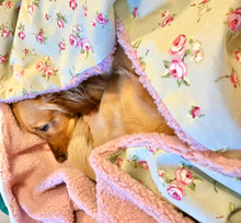 Load image into Gallery viewer, The Dolly Collection – Luxury Reversible Dog Blanket