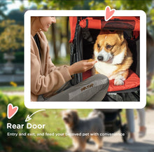 Load image into Gallery viewer, PawHut Folding 3-Wheel Pet Stroller | Dog Travel & Adventure Buggy