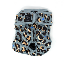 Load image into Gallery viewer, Steel Leopard – Reusable Dog Season & Hygiene Pants