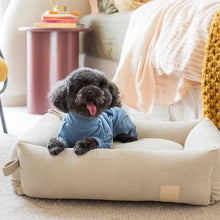 Load image into Gallery viewer, FuzzYard Life Dog Pyjamas – Luxury High Neck Loungewear for Pets (French Blue)