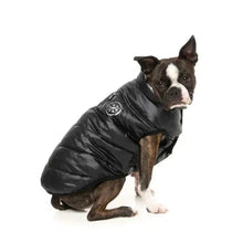 Load image into Gallery viewer, FuzzYard Hakuba Dog Puffer Jacket – Warm Lightweight Coat (Black)