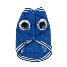 Load image into Gallery viewer, FuzzYard Letterman Dog Jacket – Retro Varsity Style Coat with Patches