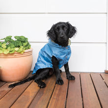 Load image into Gallery viewer, FuzzYard Life Dog Raincoat – Sophisticated Waterproof Coat (French Blue)