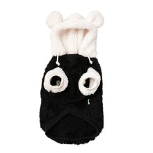 Load image into Gallery viewer, FuzzYard Winnie Hoodie β Panda- Cosy Dog Hoodie with Teddy Ears