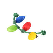 Load image into Gallery viewer, P.L.A.Y. – Home for the Holidays Christmas Lights Dog Toy