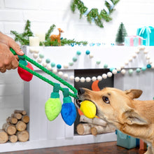 Load image into Gallery viewer, P.L.A.Y. – Home for the Holidays Christmas Lights Dog Toy