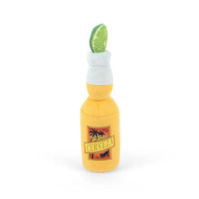 Load image into Gallery viewer, P.L.A.Y Tropical Paradise Canine Cerveza plush dog toy summer beer bottle design