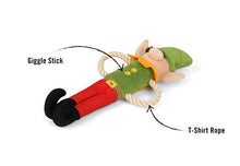 Load image into Gallery viewer, P.L.A.Y Merry Woofmass- Santa’s little elf-er dog toy