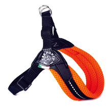 Load image into Gallery viewer, Tre Ponti Easy Fit Mesh Fluo Orange Harness with Adjustable Girth