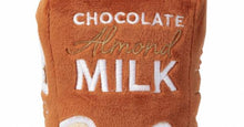 Load image into Gallery viewer, FuzzYard Chocolate Almond Milk Plush Dog Toy with Squeaker