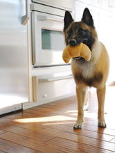 Load image into Gallery viewer, P.L.A.Y Barking Brunch Pups Croissant Plush Dog Toy