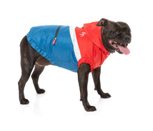 Load image into Gallery viewer, Fuzzyard The Seattle Raincoat - Red & Blue