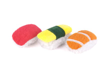 Load image into Gallery viewer, P.L.A.Y Feline Frenzy Sushi Cat Toy Set of 3