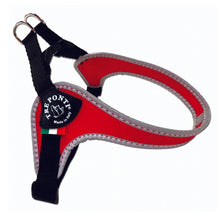 Load image into Gallery viewer, Tre Ponti Easy Fit Red Harness with Adjustable Girth