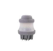 Load image into Gallery viewer, Dexas ScrubBuster Dog Shampoo Brush – Light Grey