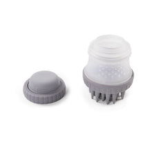 Load image into Gallery viewer, Dexas ScrubBuster Dog Shampoo Brush – Light Grey