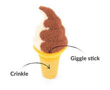 Load image into Gallery viewer, P.L.A.Y Snack Attack Soft Serve Plush Dog Toy