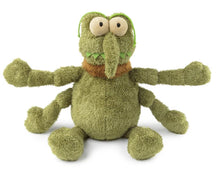 Load image into Gallery viewer, FuzzYard Scratchy the Green Flea Plush Dog Toy