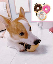 Load image into Gallery viewer, Pet London Plush Iced Donut Dog Toy – Squeaky Donut Toys (2 Pack)