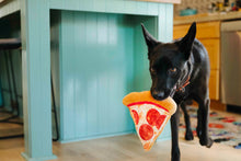 Load image into Gallery viewer, P.L.A.Y Snack Attack Puppy-roni Pizza Plush Dog Toy