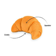 Load image into Gallery viewer, P.L.A.Y Barking Brunch Pups Croissant Plush Dog Toy