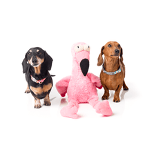 Load image into Gallery viewer, FuzzYard Flo the Flamingo Plush Dog Toy