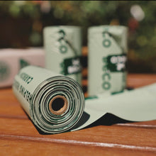 Load image into Gallery viewer, "Beco Unscented Compostable Poop Bags - 60 Pack: Big and Strong"