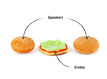 Load image into Gallery viewer, P.L.A.Y Burger Plush Dog Toy