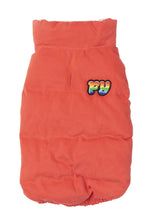 Load image into Gallery viewer, “Ashbury Red Puffer Jacket: Retro Vintage Style for Your Pup”