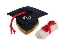 Load image into Gallery viewer, P.L.A.Y Back to School K9 Scholar Hat & Diploma Plush Dog Toy