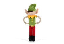 Load image into Gallery viewer, P.L.A.Y Merry Woofmass- Santa’s little elf-er dog toy
