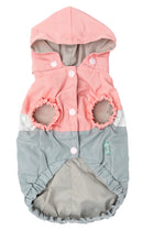 Load image into Gallery viewer, Fuzzyard The Seattle Raincoat - Pink & Grey