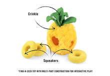 Load image into Gallery viewer, P.L.A.Y Tropical Paradise Paws Up Pineapple Plush Dog Toy