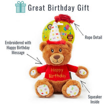 Load image into Gallery viewer, “Pet London Birthday Teddy Bear Dog Toy”