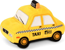 Load image into Gallery viewer, P.L.A.Y Canine Commute New Yap City Taxi Plush Dog Toy