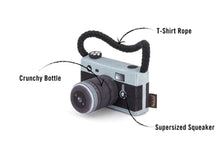 Load image into Gallery viewer, P.L.A.Y Camera Plush Dog Toy