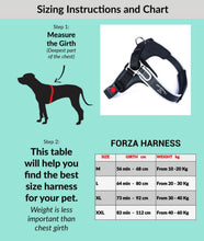 Load image into Gallery viewer, Tre Ponti Forza Anti-Pull Harness Black