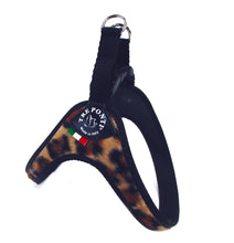 Load image into Gallery viewer, Tre Ponti Easy Fit Classic Harness with Leopard Faux Fur