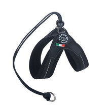 Load image into Gallery viewer, Tre Ponti Easy Fit Liberta Black Mesh Harness – No Escape Adjustable Closure