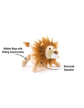 Load image into Gallery viewer, P.L.A.Y Lion Plush Dog Toy – Big 5 of Africa