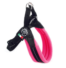 Load image into Gallery viewer, Tre Ponti Easy Fit Mesh Fluo Pink Harness with Adjustable Girth