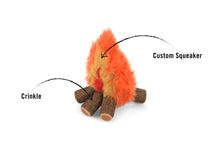 Load image into Gallery viewer, P.L.A.Y Camp Corbin Cosy Campfire Plush Dog Toy