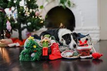 Load image into Gallery viewer, P.L.A.Y Merry Woofmass- Santa’s little elf-er dog toy