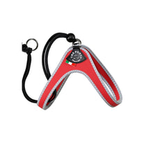 Load image into Gallery viewer, Tre Ponti Easy Fit Liberta Red Harness with No Escape Adjustable Closure