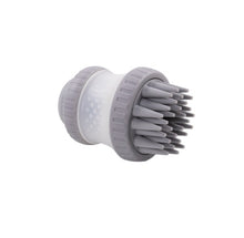 Load image into Gallery viewer, Dexas ScrubBuster Dog Shampoo Brush – Light Grey