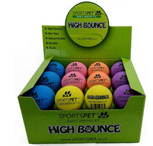Load image into Gallery viewer, Sportspet High Bounce Rubber Dog Ball – Medium (60mm)